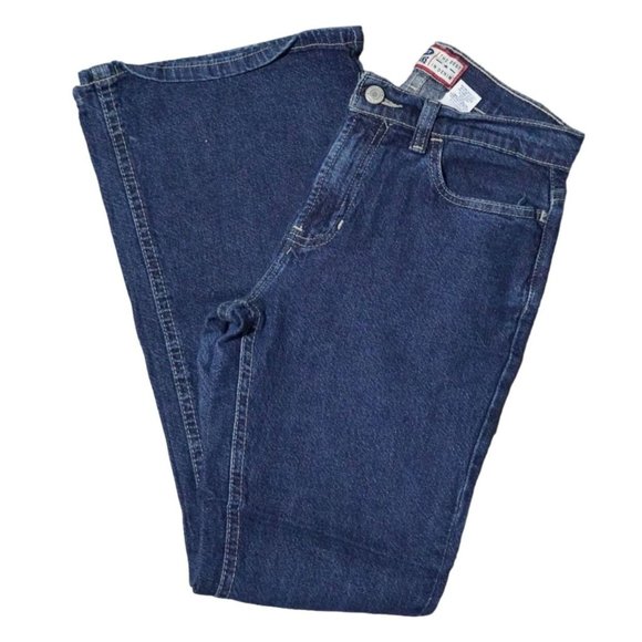 Vintage Old Navy Jeans Size 2 Flare Stretch Boot Cut Dark Wash - Picture 4 of 10